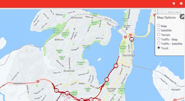 NZ TruckMapLayer Map Options