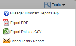 Mileage summary tools