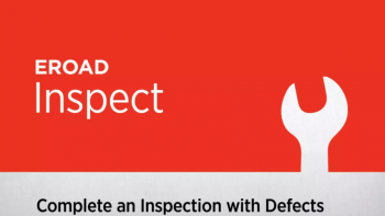 Complete an inspection with defects